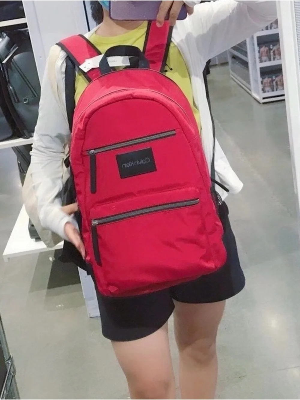 Calvin Klein – Workwear Red Backpack,